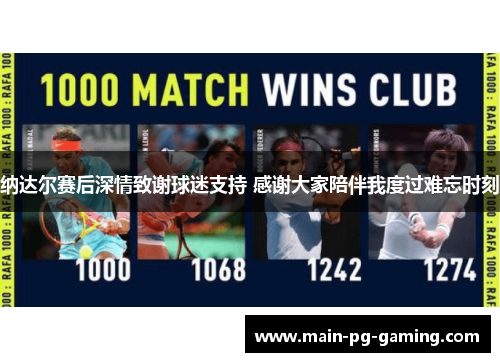 纳达尔赛后深情致谢球迷支持 感谢大家陪伴我度过难忘时刻